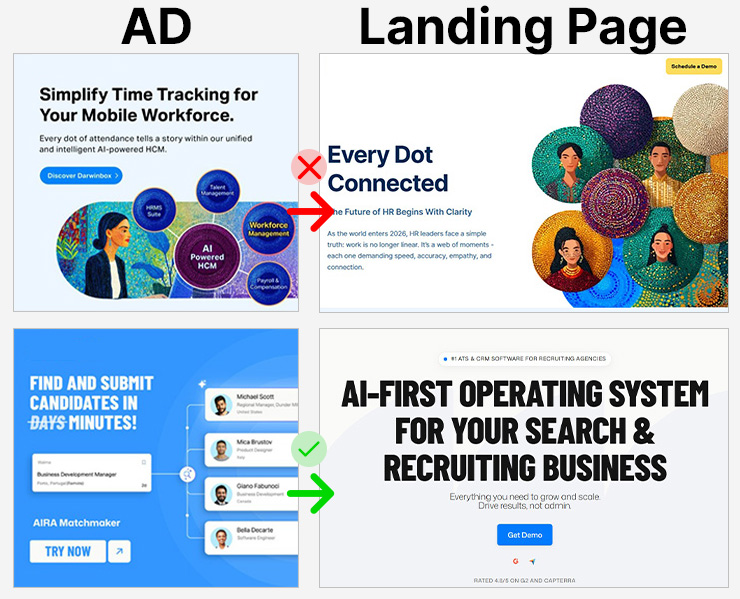 Message Match Example